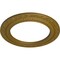 Ekena Millwork Andrea Ceiling Medallion (Fits Canopies up to 8"), Hand-Painted Gold, 12"OD x 8"ID x 1/2"P CM12ADGLS - alternate 2